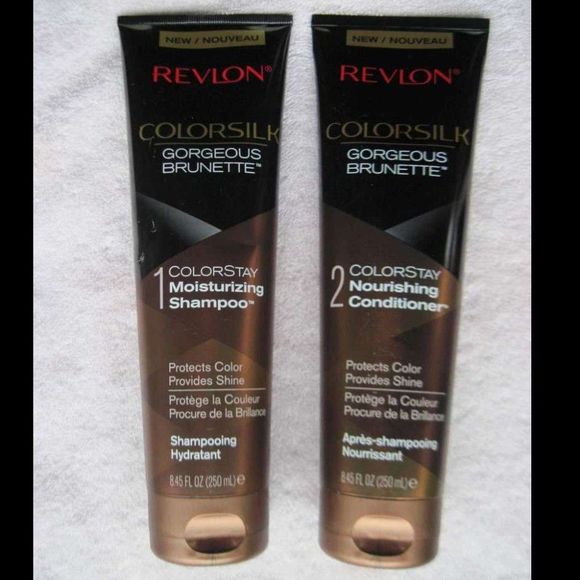 Revlon ColorSilk Brunette Shampoo Conditioner Set - Picture 2 of 12